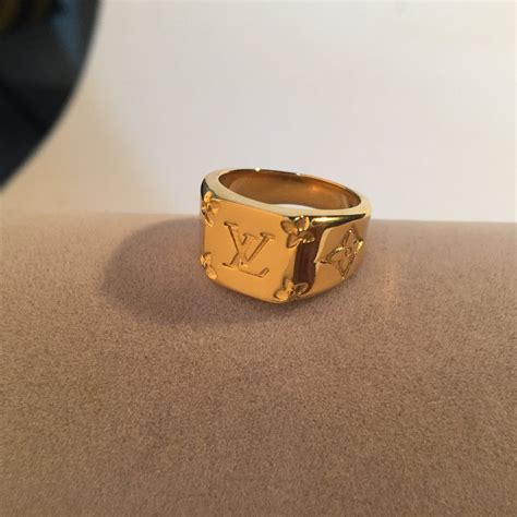 louis vuitton mens signet ring|Louis Vuitton wedding ring.